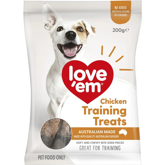 LOVE EM TRAINING TREAT CHICKEN 200G 11